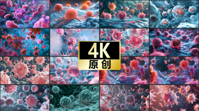 病毒细胞细菌微生物癌症