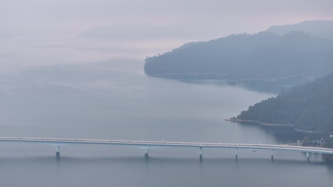 4K-Log-航拍千岛湖自行车赛