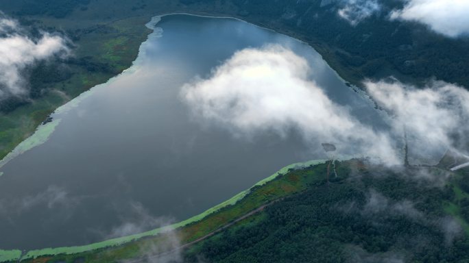 柴河火山同心天池云海