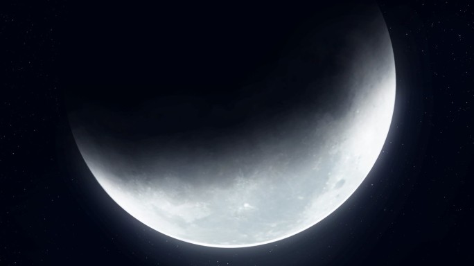 月亮 半月 月光 月色 唯美 明月 素材