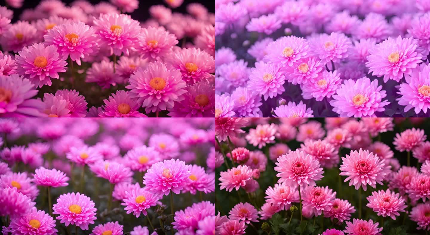 小菊花 春天的花 花海