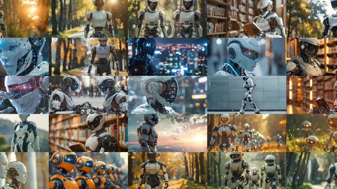 【4K高清】AI机器人日常生活合集