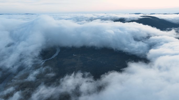 柴河火山同心天池云海日出