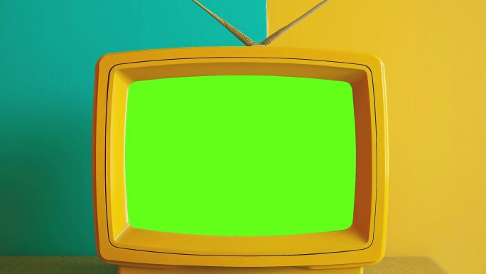 【绿幕素材】电视机绿幕效果