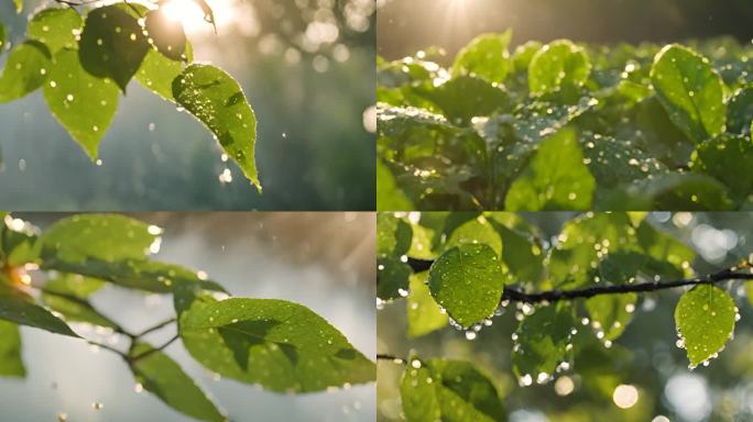 绿叶 植物 大自然 阳光