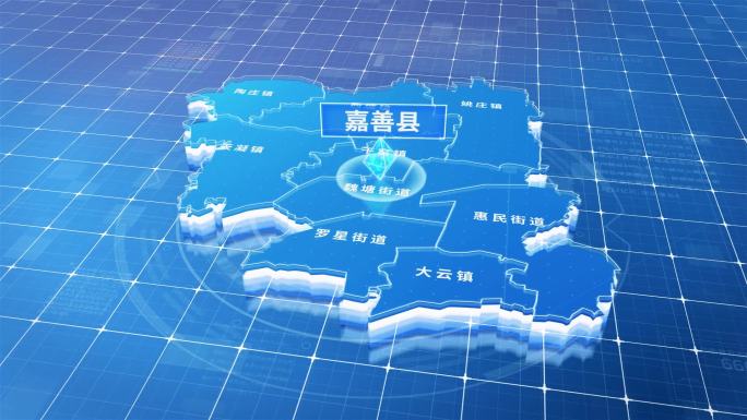 嘉善县蓝色三维科技区位地图