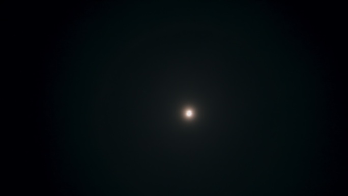 带光晕的月亮延时6k，h256