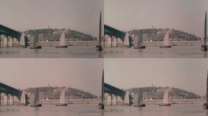 50年代 桥梁 武汉长江大桥