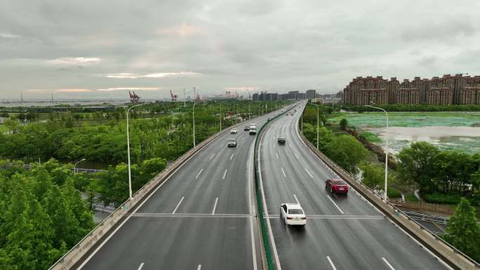 南通长江中路周边城市风光带