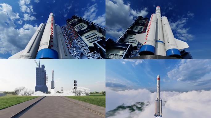 中国航天 载人航天 火箭发射 中国空间站