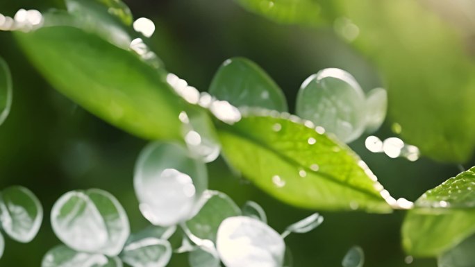 谷雨 雨水 雨后大自然