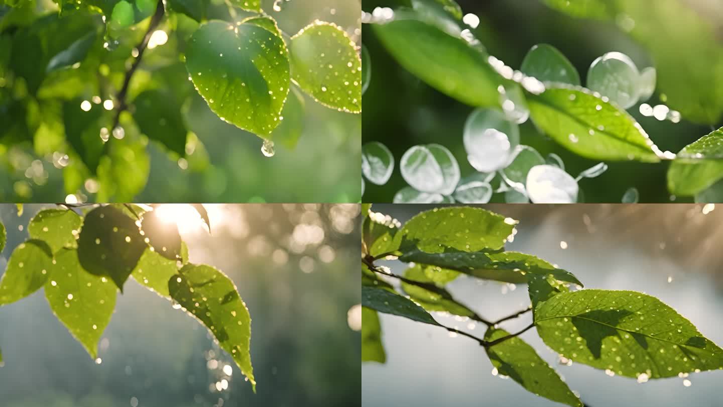 谷雨 雨水 雨后大自然