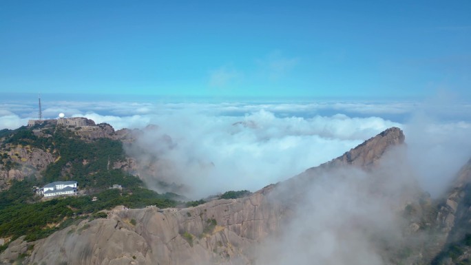 安徽黄山风景区风景视频素材航拍