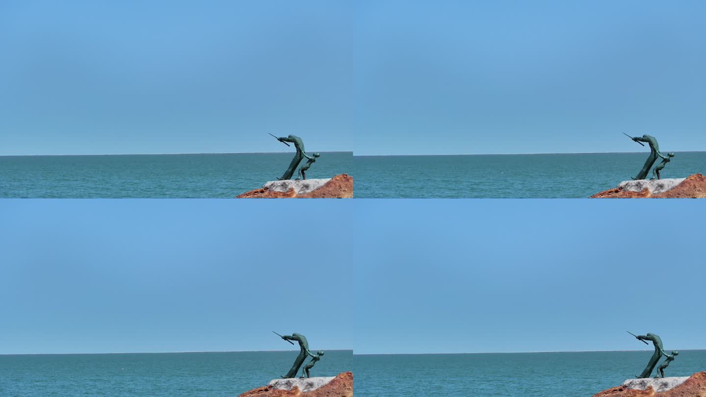 海边雕塑 苏马湾