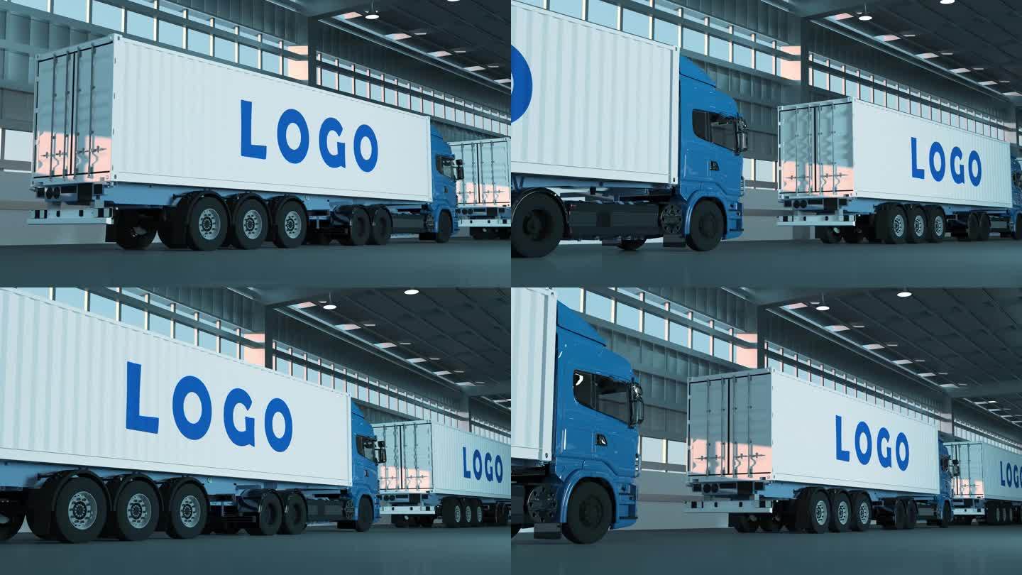 LOGO货车 仓储物流 物流园