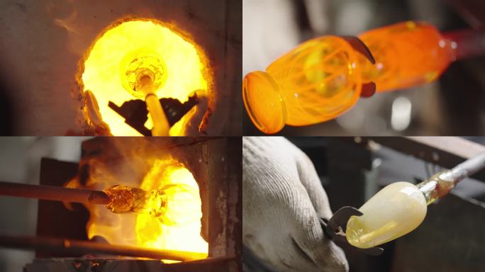 《熔火造物：玻璃吹制艺术的温暖流动》