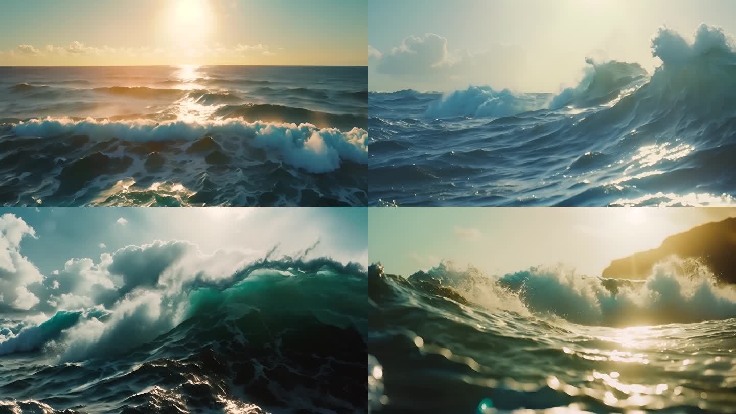 唯美大海 震撼海浪