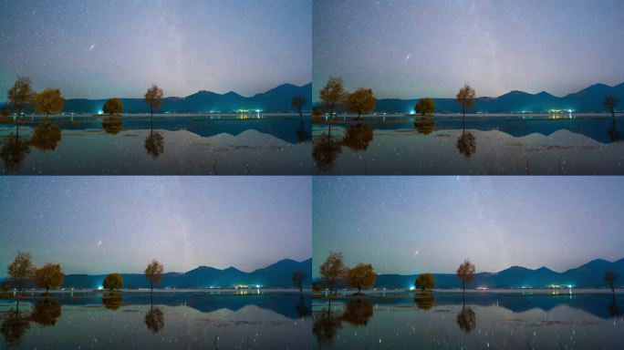 8K云南丽江拉市海星空