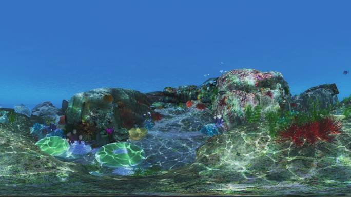 VR_4K海底世界360度全景