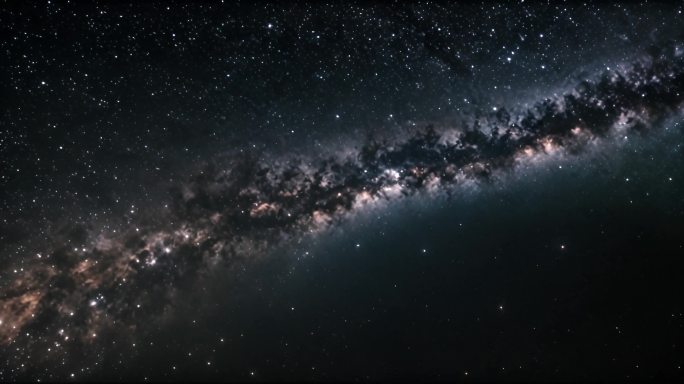 星空银河延时唯美空镜背景素材