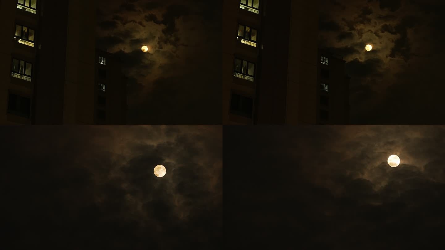 月亮 乌云 圆月 乌云遮月