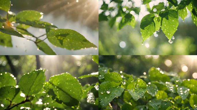 雨后唯美大自然