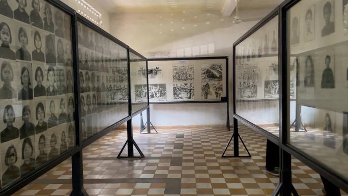 东南亚柬埔寨金边红色高棉吐斯廉屠杀博物馆