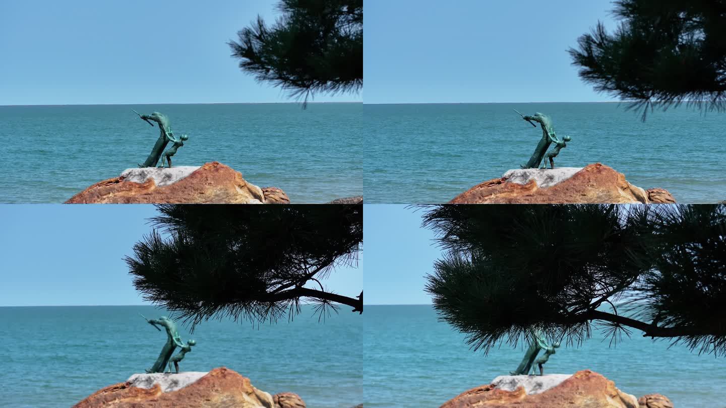 海边雕塑 苏马湾