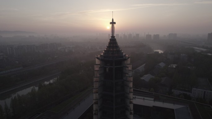 环绕大报恩寺塔 特写