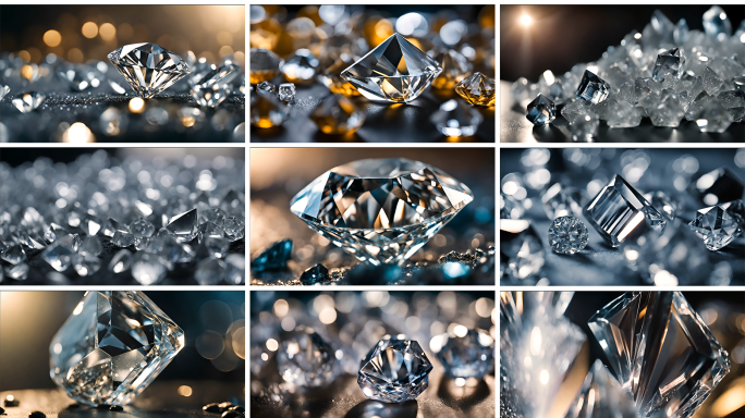 水晶 钻石 珠宝
