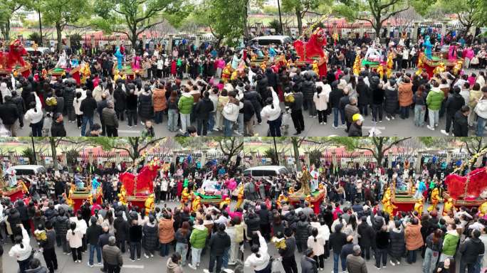 浦江春节年味杭坪曹源纸会