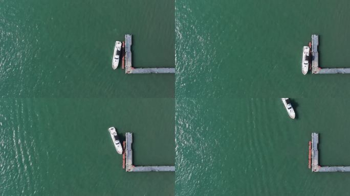 码头驾驶游艇靠泊技术练习