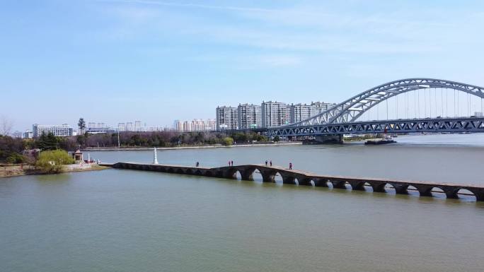 苏州宝带桥&斜港大桥航拍丨现代桥&古桥