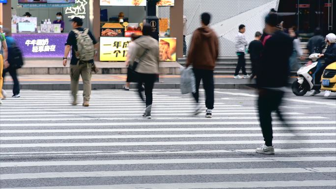 城市街区慢慢