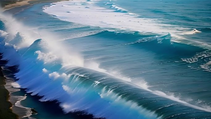 大海海洋 海浪浪花 海景风光