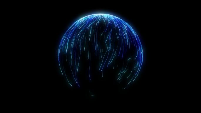 粒子光线科技球03