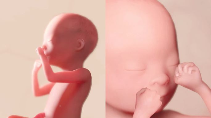 胚胎发育过程18周胎脂面容生殖器官