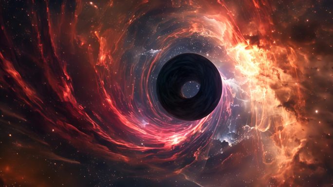 黑洞 宇宙 旋转 科幻