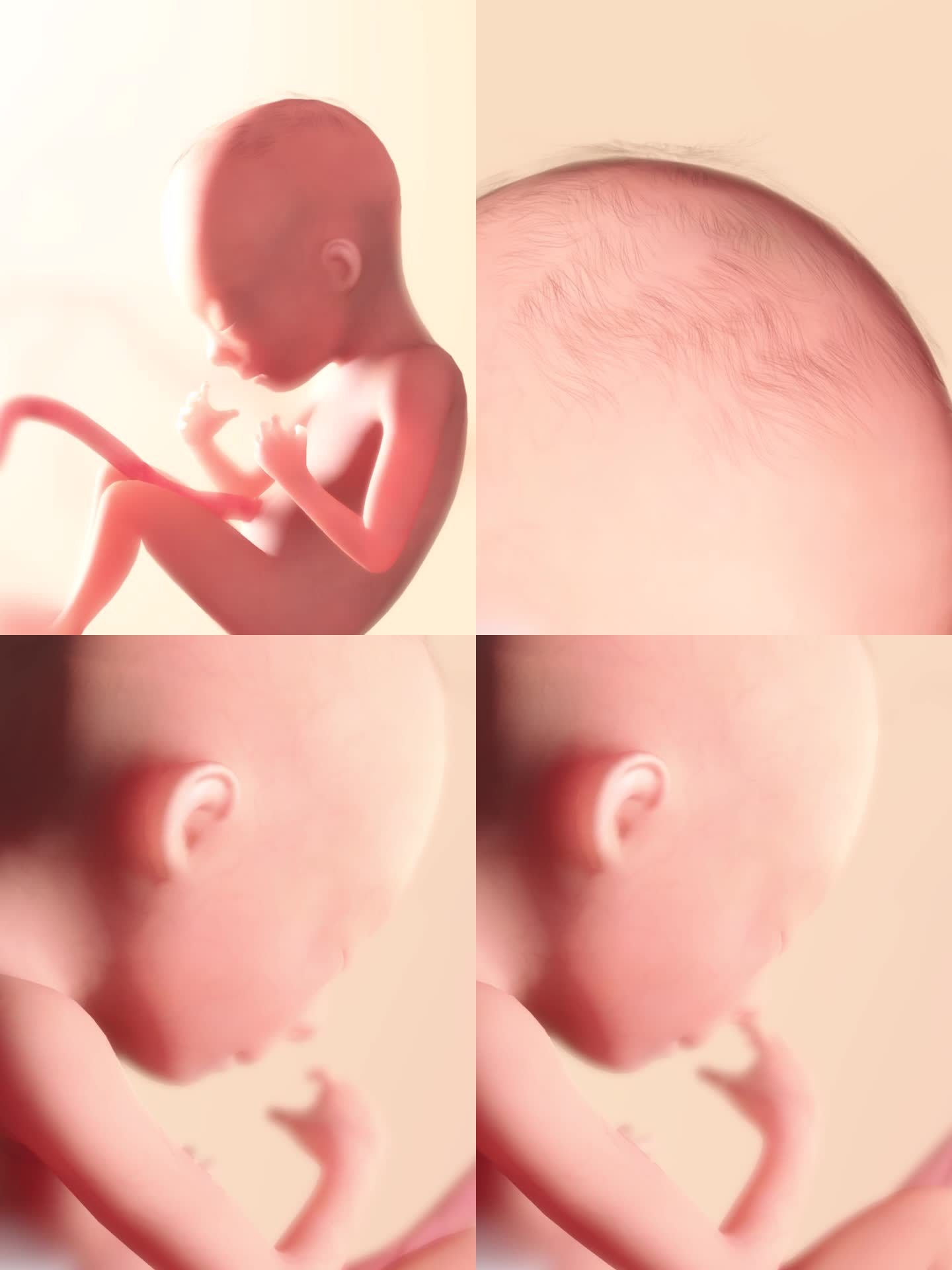 胚胎发育过程14周吮吸反射打哈欠妊娠期
