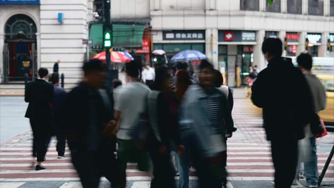 城市街景慢门