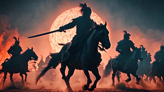 古代战争 古战场 骑马 厮杀