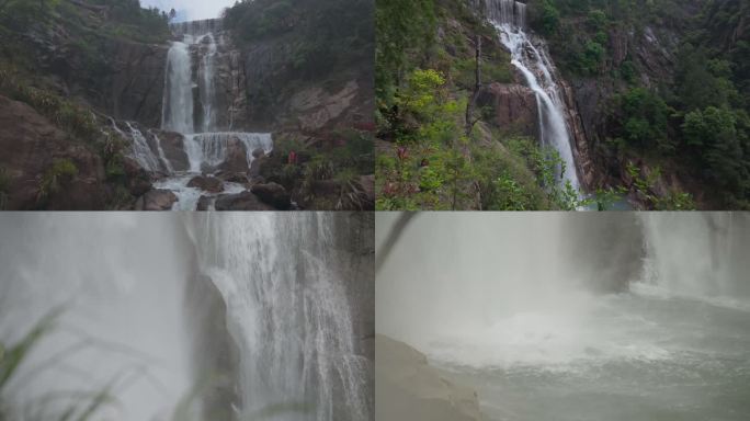 【4K】大瀑布水流自然风光中国山水