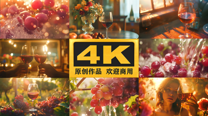 【4K】红酒艺术