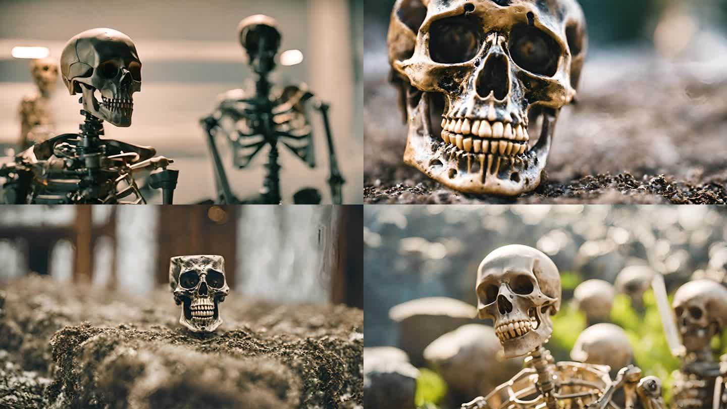 骷髅骨骼人体标本