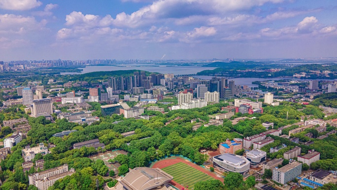 武汉华中师范大学8K延时，雨后流云