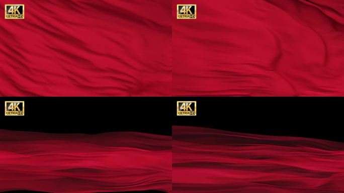 4k 高红色丝绸背景和丝绸素材