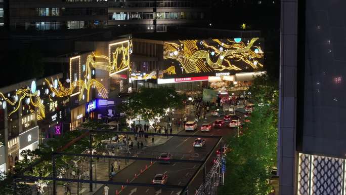 杭州 万象城 华润 钱江世纪城 城市夜景