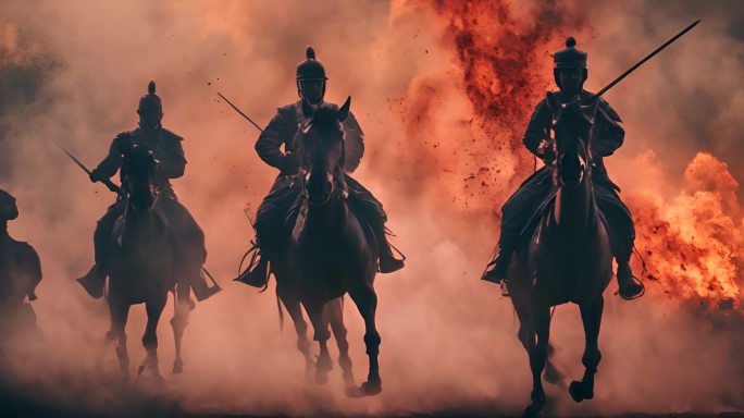 古代战争 古战场 骑马 厮杀
