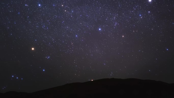 天秤座星空延时摄影