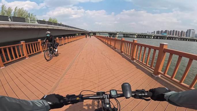 4K骑行自行车运动相机第一视角